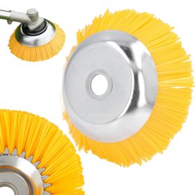 Vágókefe macskakő tisztításához, nejlonkefe 200 mm
