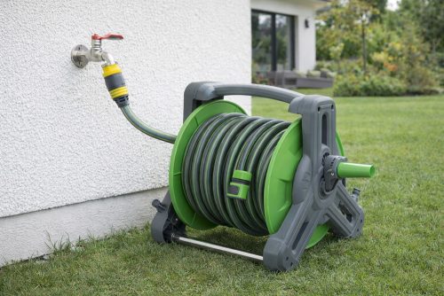 Kerti tömlő tekercsben, 1/2" átmérőjű, 20 m, 4 rétegű erősítésű