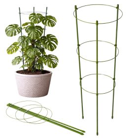   90 cm-es gyűrűs növénytartó – virágtartó karika 3 gyűrűvel