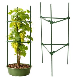   Háromszög alakú növénytámasztó karó, 90 cm, stabil, kertekbe 