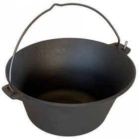 Öntvény gulyás bogrács, 10,8 L, 370x175