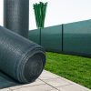 Árnyékoló háló, 95%-os, 180g/m2, zöld, 1,5x50 m, 100 db kábelkötegelővel