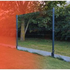   DE LUX táblás kerítés, 4 mm RAL7016 Antracit szürke 1530 x 2505