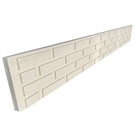Lábazati betonelem, téglamintás felület, 300 mm magas