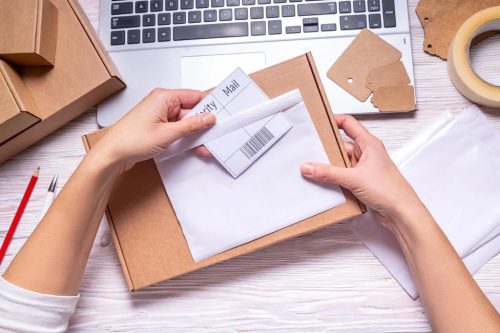 Csomagkísérő öntapadós okmánytasak szállítási okmányok részére 235x175mm 100db/csomag