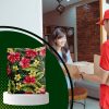 Futártasak ragasztócsíkkal 255x370 VIRÁG mintás 50 db