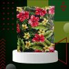 Futártasak ragasztócsíkkal 255x370 VIRÁG mintás 50 db