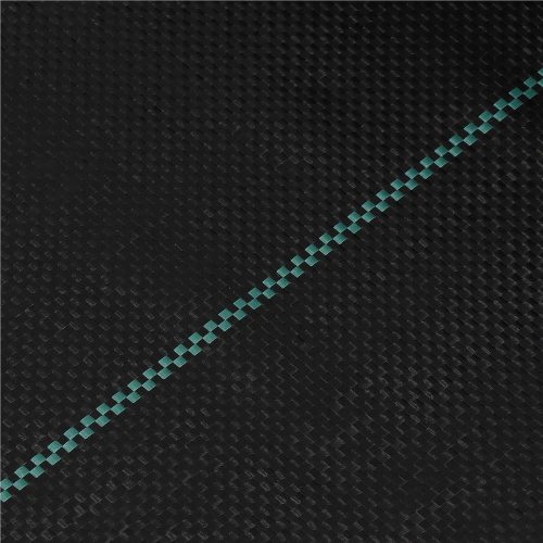 Geotextil, agroszövet, 1,6x50m, 70g/m², UV-álló, fekete - gyomirtó kertszőnyeg, PP talajtakaró növényvédelemhez
