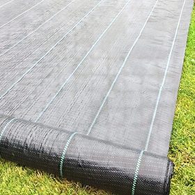   Erősített Kerti Agroszövet és Gyomirtó Szőnyeg – 140g, UV-Álló Belátásgátló és Talajtakaró (1,1 x 50 m)
