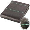 Geotextil, agroszövet, 1,6x100m, 70g/m², UV-álló, fekete - gyomirtó kertszőnyeg, PP talajtakaró növényvédelemhez