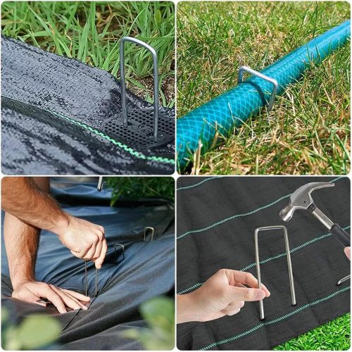 Horganyzott leszúrótüske geotextíliához és agroszövetekhez 15×3 cm – 20 db/csomag