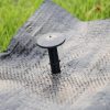 50 DB rögzítőtüske 15 cm, műanyag leszorítótüske talajtakarókhoz