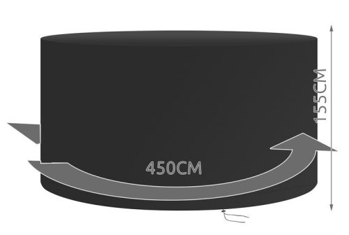 Dupla kerti bútortakaró, 450x155cm