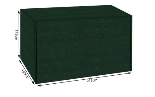 Kerti hinta huzat, 215x153x145cm, zöld