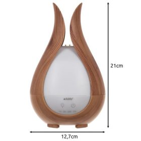 Ultrahangos aroma diffúzór éjszakai LED lámpával