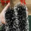 Sűrű havas karácsonyi girland és fenyő füzér 15 cm-es átmérővel, 6 méteres hosszúságban