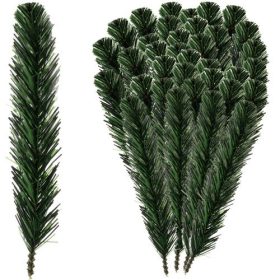   Műfenyő ágak havas karácsonyi dekorációhoz 40 db-os csomagban, 29 cm-es méretben