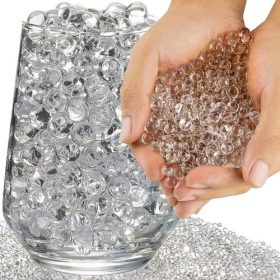   Átlátszó hidrogél golyók és dekoratív vízgyöngyök növények öntözéséhez, vázába, 10 000 db-os kiszerelésben