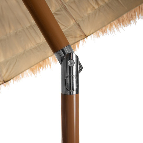 Hawaii stílusú napernyő, erkélyre, strandra, teraszra, 170 cm, bézs