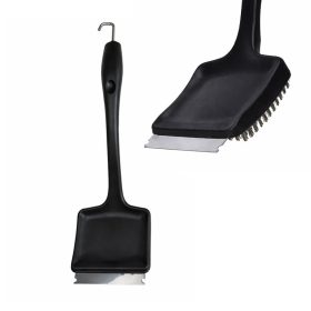 Grilltisztító kefe, 2in1, ergonomikus nyéllel, 49cm